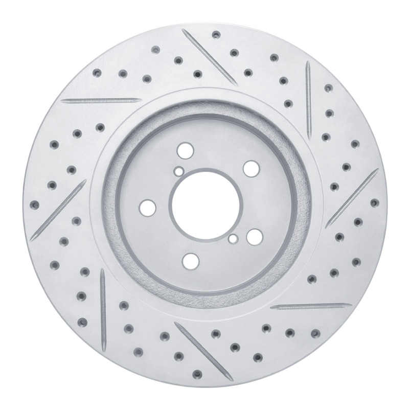 Subaru Crosstrek Brake Rotor (1) - Front Left - DFC - Geoperformance Rotor - Drilled and Slotted - `17-`23