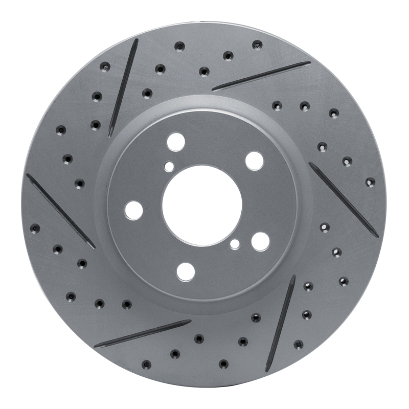 Subaru Impreza Brake Rotor (1) - Front Left - DFC - Drilled & Slotted Geoperformance - `17-`23