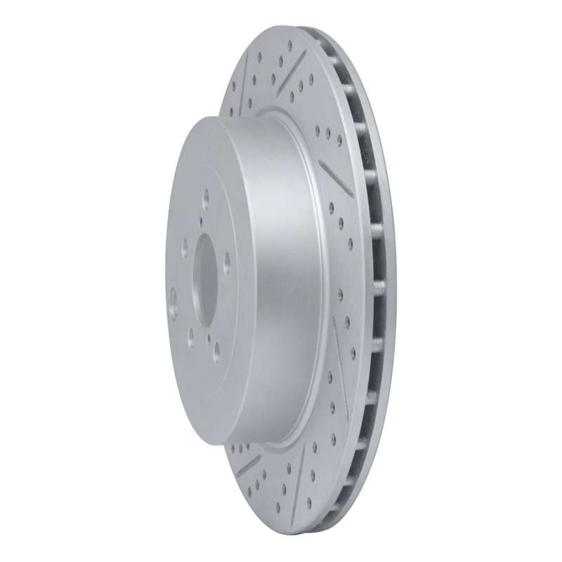 Subaru BRZ Brake Rotor (1) - Rear Left - DFC - Drilled & Slotted Geoperformance - `17-`25