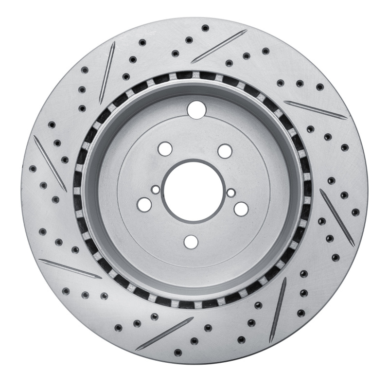 Subaru BRZ Brake Rotor (1) - Rear Right - DFC - Drilled & Slotted Geoperformance - `17-`25