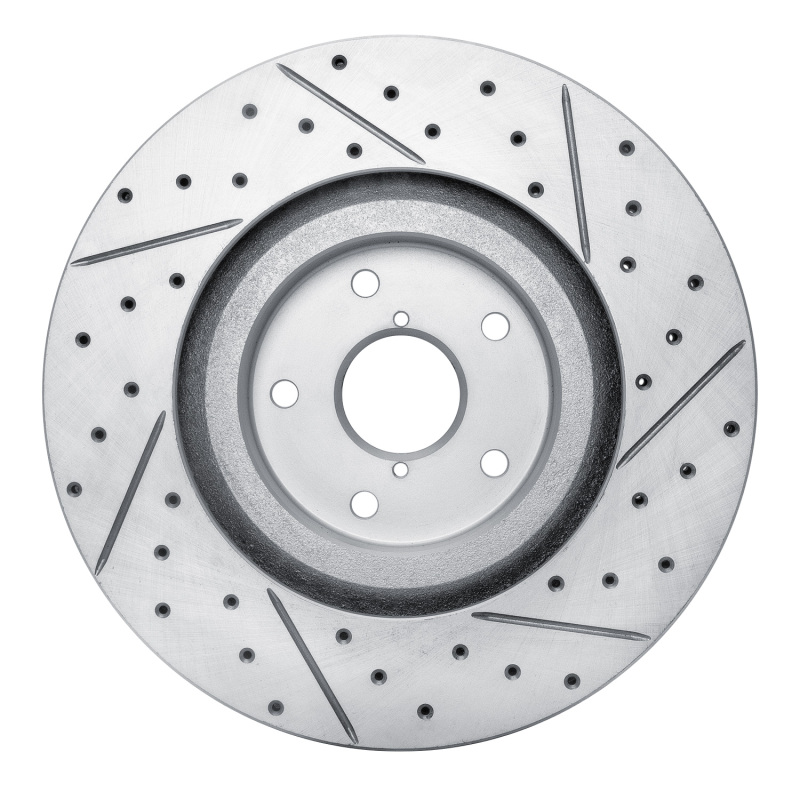 Subaru Ascent Brake Rotor (1) - Front Left - DFC - Drilled & Slotted Geoperformance - `19-`23