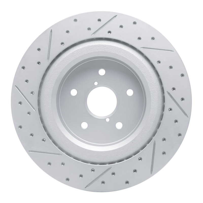 Subaru Ascent Brake Rotor (1) - Rear Right - DFC - Drilled & Slotted Geoperformance - `19-`25