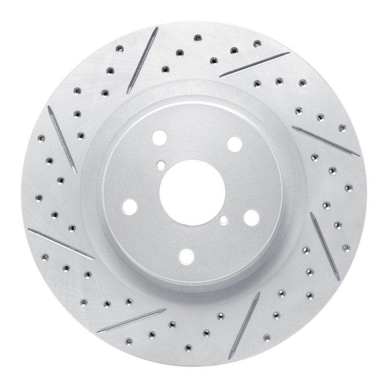 Subaru Forester Brake Rotor (1) - Front Left - DFC - Geoperformance Drilled & Slotted - `19-`24 Subaru Forester Brake Rotor (1) - Front Left - DFC - Geoperformance Drilled & Slotted - `19-`24
