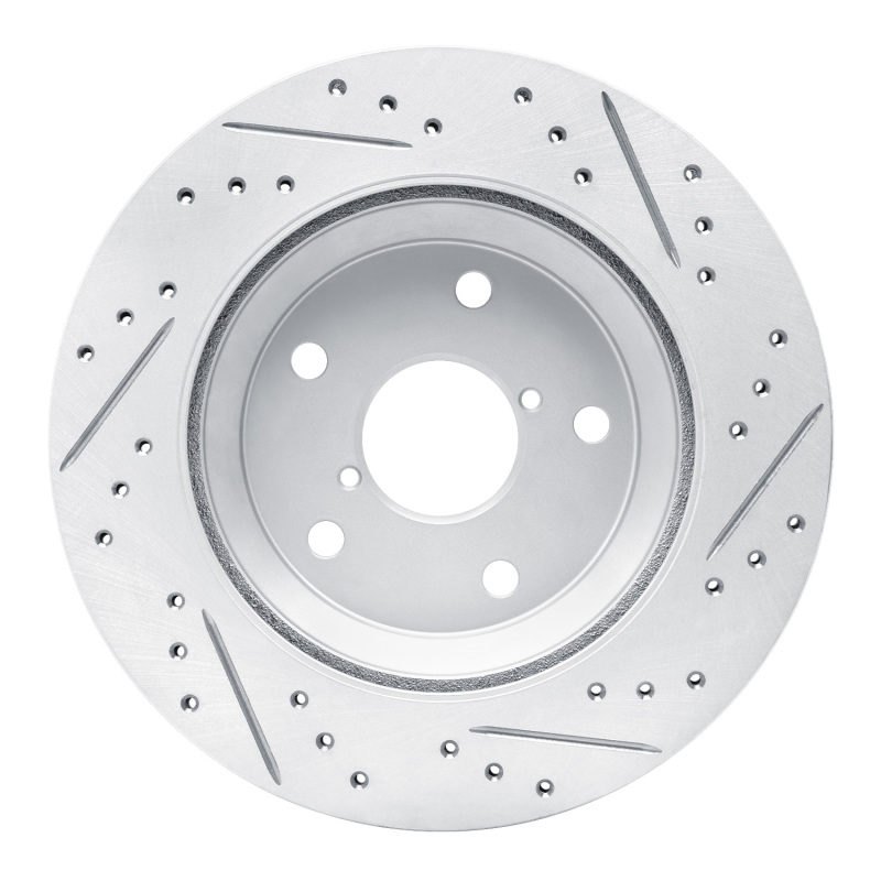 Subaru Forester Brake Rotor (1) - Rear Left - DFC - Drilled & Slotted Geoperformance - `19-`26