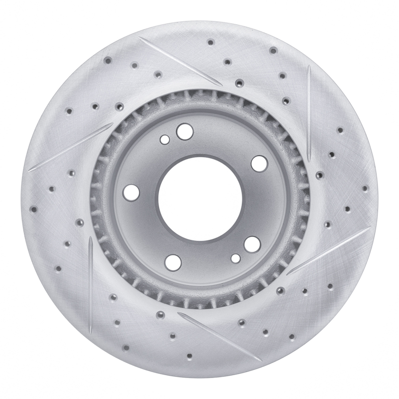 Kia Forte Brake Rotor (1) - Front Left - DFC - Geoperformance Drilled & Slotted - `10-`13