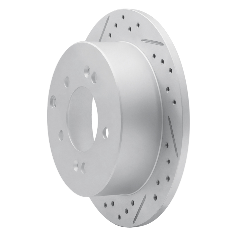 Kia Forte Koup Brake Rotor (1) - Rear Left - DFC - Drilled and Slotted Geoperformance - `10-`13