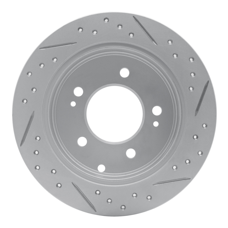 Kia Forte Koup Brake Rotor (1) - Rear Left - DFC - Drilled and Slotted Geoperformance - `10-`13