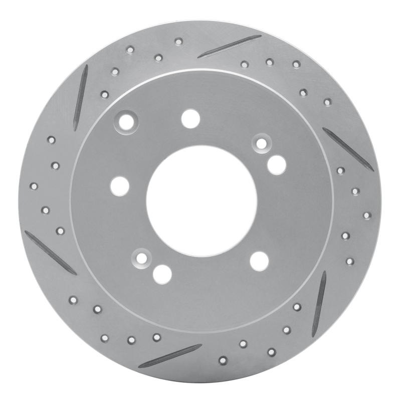 Kia Forte Koup Brake Rotor (1) - Rear Left - DFC - Drilled and Slotted Geoperformance - `10-`13