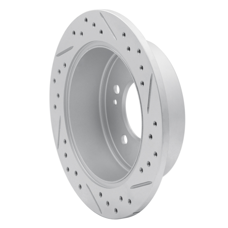 Kia Forte Koup Brake Rotor (1) - Rear Left - DFC - Drilled and Slotted Geoperformance - `10-`13