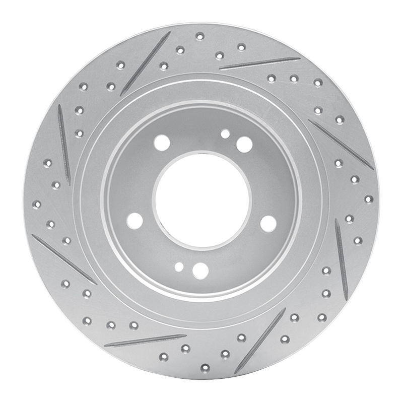 Hyundai Kona Brake Rotor (1) - Rear Right - DFC - Geoperformance Rotor - Drilled & Slotted - `13-`26