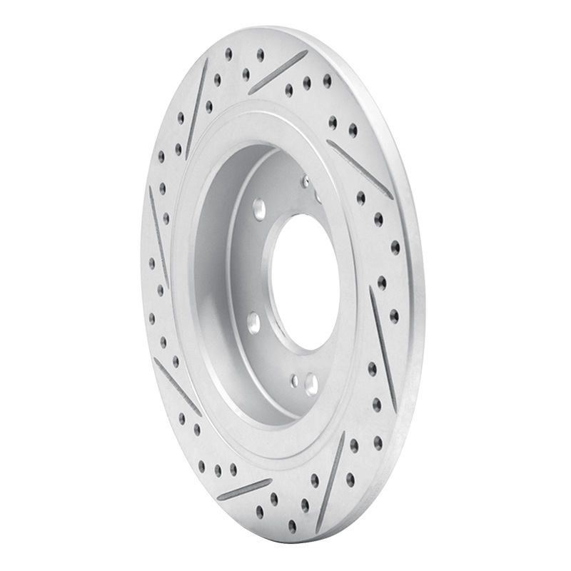 Hyundai Kona Brake Rotor (1) - Rear Right - DFC - Geoperformance Rotor - Drilled & Slotted - `13-`26