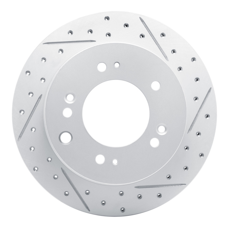 Kia Sorento Brake Rotor (1) - Rear Right - DFC - Geoperformance Rotor - Drilled & Slotted - `03-`06 Kia Sorento Brake Rotor (1) - Rear Right - DFC - Geoperformance Rotor - Drilled & Slotted - `03-`06
