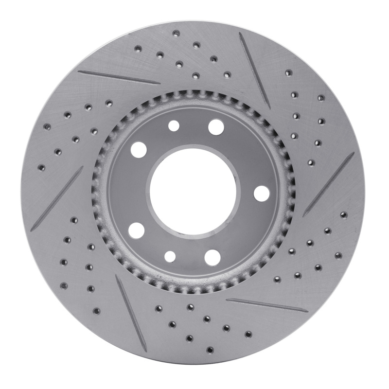 Kia Sedona Brake Rotor (1) - Front Left - DFC - Drilled & Slotted Geoperformance Rotor - `03-`05