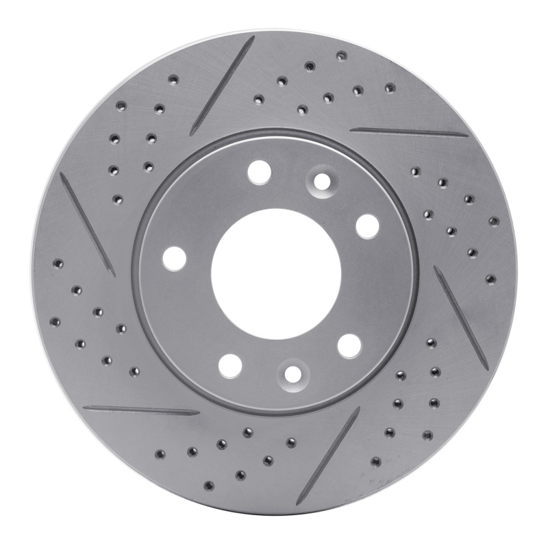 Kia Sedona Brake Rotor (1) - Front Left - DFC - Drilled & Slotted Geoperformance Rotor - `03-`05
