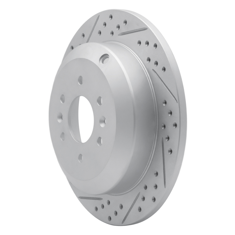 Kia Borrego Brake Rotor (1) - Rear Left - DFC - Drilled & Slotted Geoperformance - `09-`10