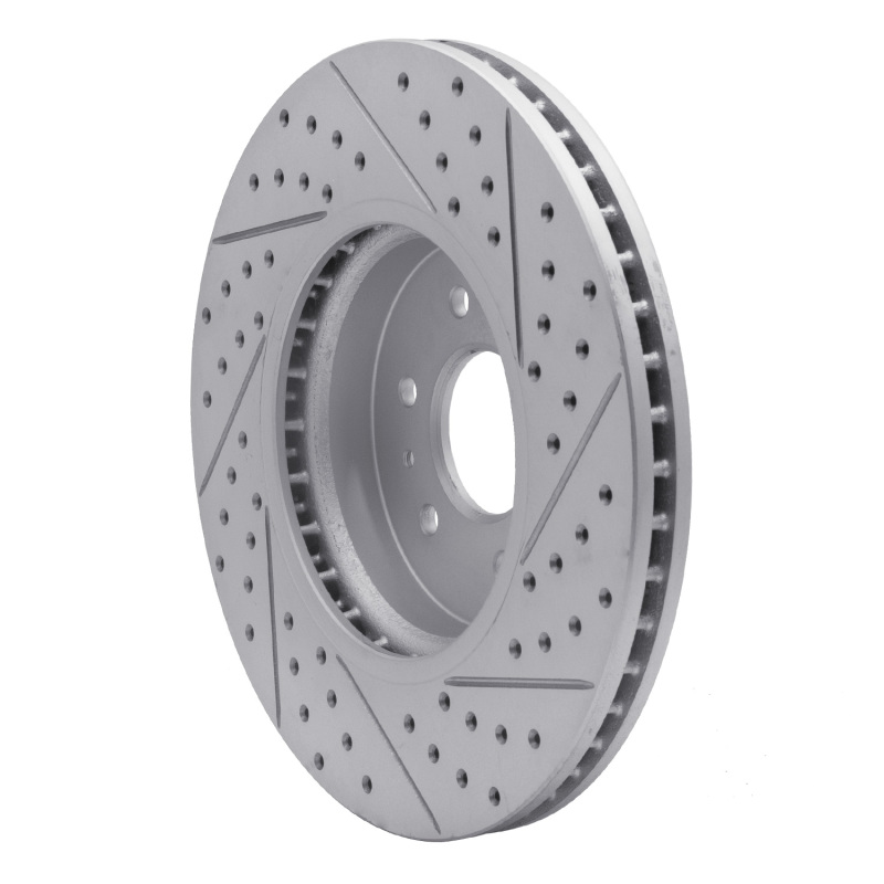 Kia Borrego Brake Rotor (1) - Front Left - DFC - Drilled & Slotted Geoperformance - `09-`10