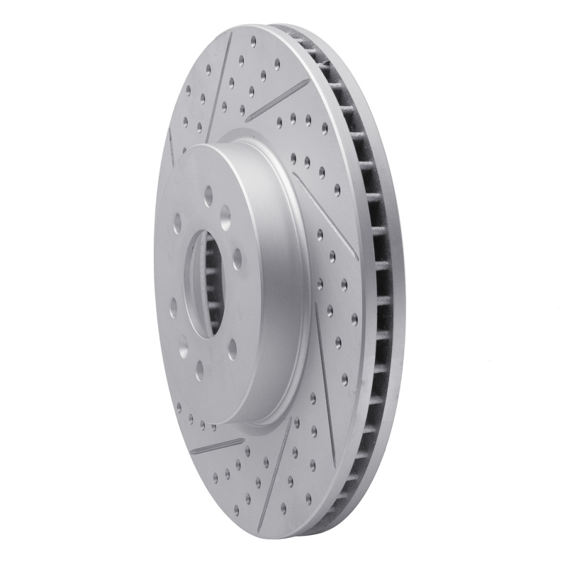 Kia Borrego Brake Rotor (1) - Front Left - DFC - Drilled & Slotted Geoperformance - `09-`10