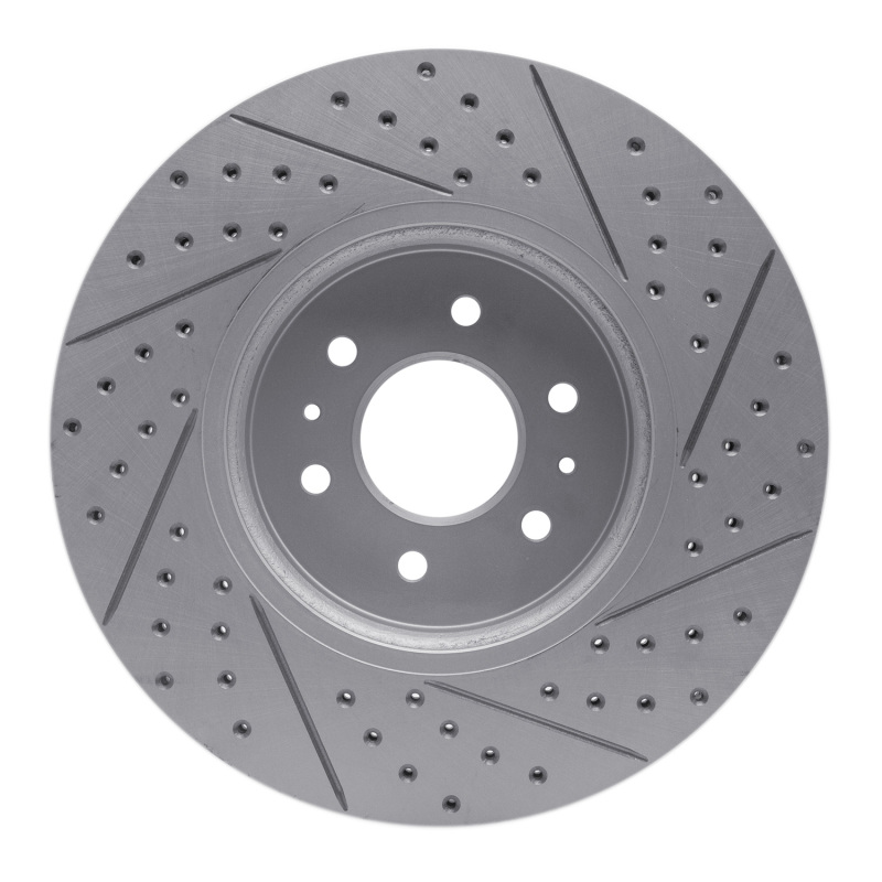 Kia Borrego Brake Rotor (1) - Front Right - DFC - Drilled & Slotted Geoperformance - `09-`10