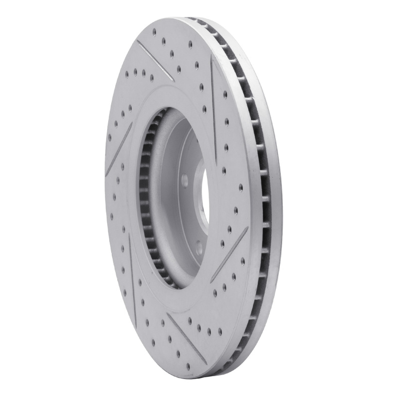 Kia Sedona Brake Rotor (1) - Front Left - DFC - Drilled & Slotted Geoperformance - `15-`21