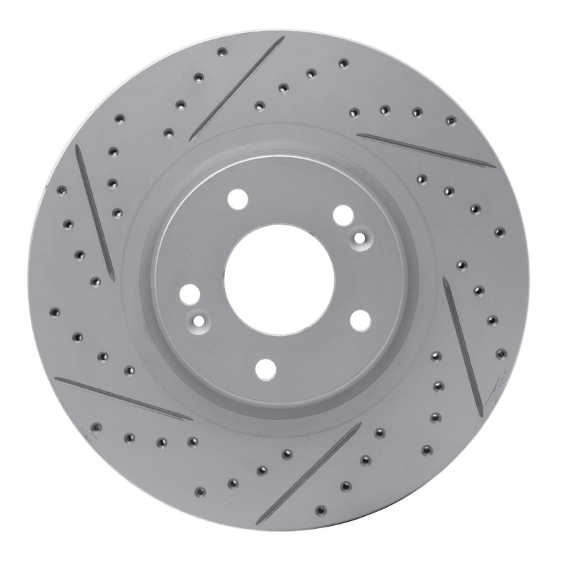 Kia Sedona Brake Rotor (1) - Front Right - DFC - Geoperformance Drilled & Slotted - `15-`21