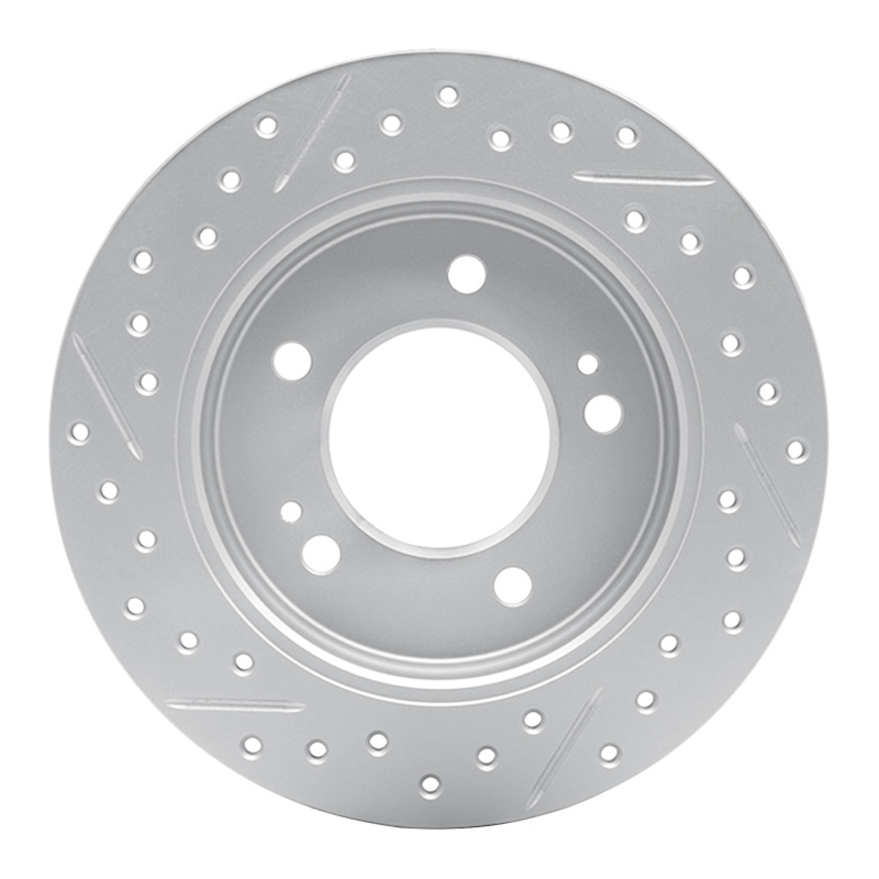 Hyundai Veloster Brake Rotor (1) - Rear Right - DFC - Drilled & Slotted Geoperformance - `17-`25
