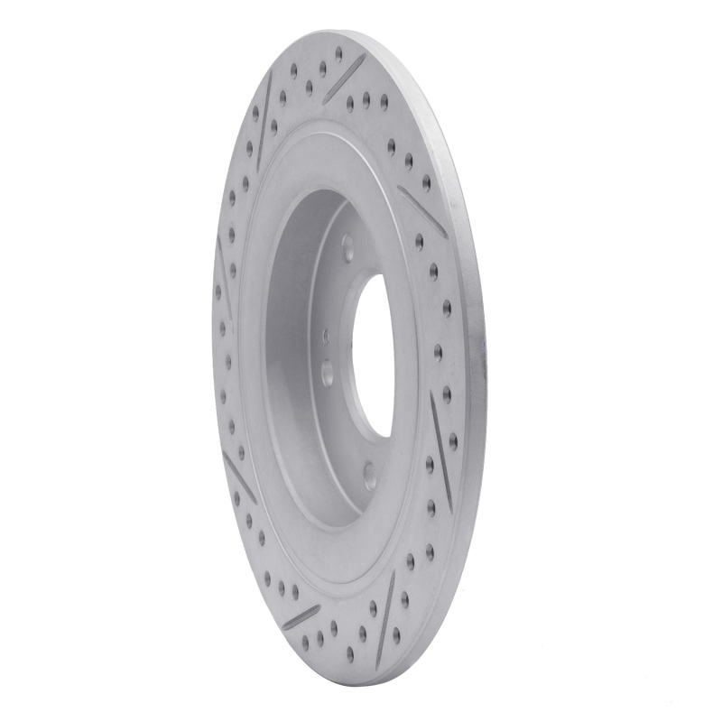 Hyundai Kona Brake Rotor (1) - Rear Right - DFC - Drilled & Slotted Geoperformance - `17-`23