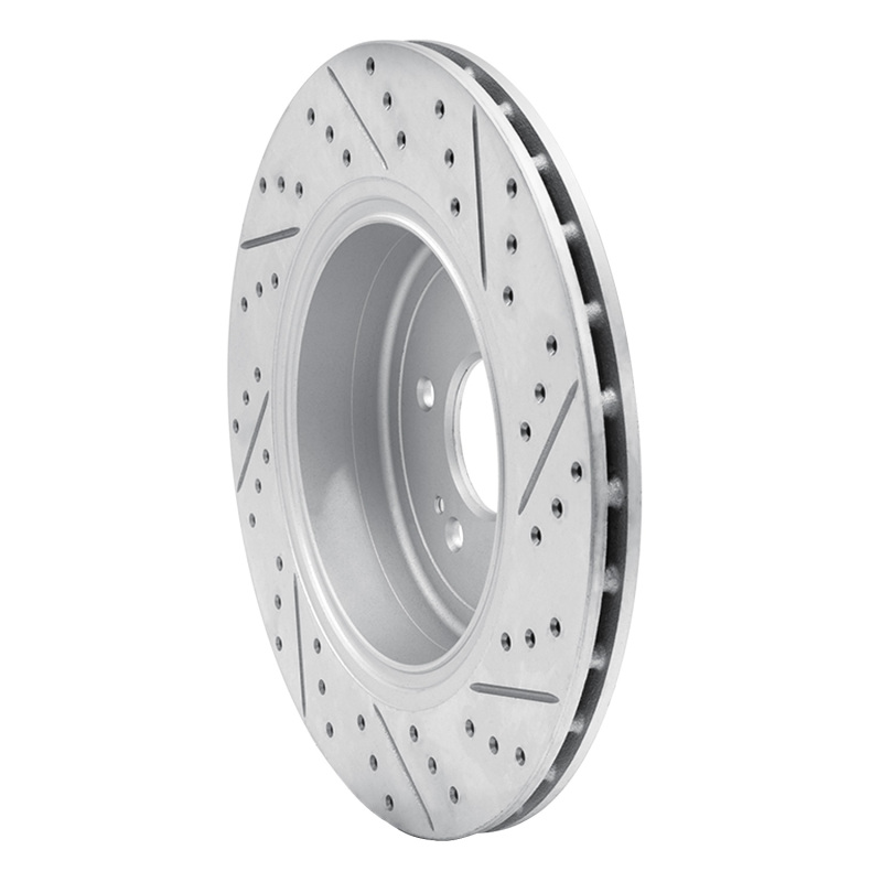 Genesis G70 Brake Rotor (1) - Rear Left - DFC - Drilled & Slotted Geoperformance - `18-`25