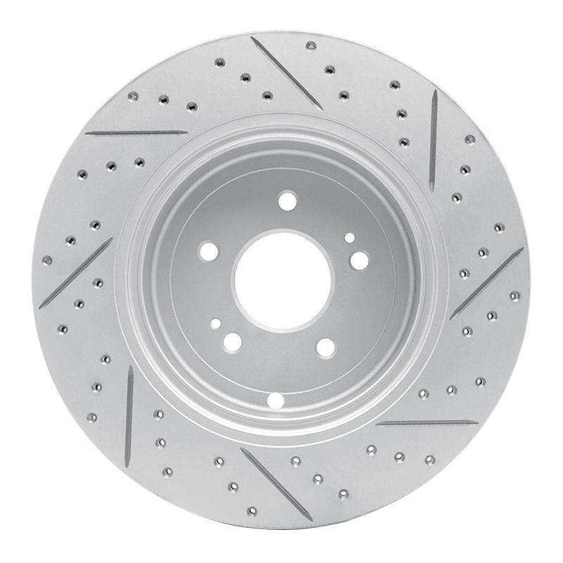Genesis G70 Brake Rotor (1) - Rear Left - DFC - Drilled & Slotted Geoperformance - `18-`25