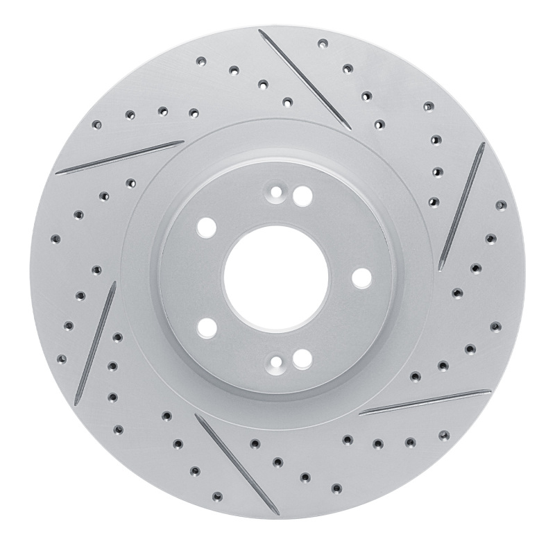 Hyundai Palisade Brake Rotor (1) - Front Right - DFC - Drilled & Slotted Geoperformance - `20-`25