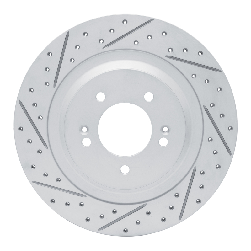 Hyundai Sonata Brake Rotor (1) - Rear Left - DFC - Drilled & Slotted Geoperformance - `21-`26