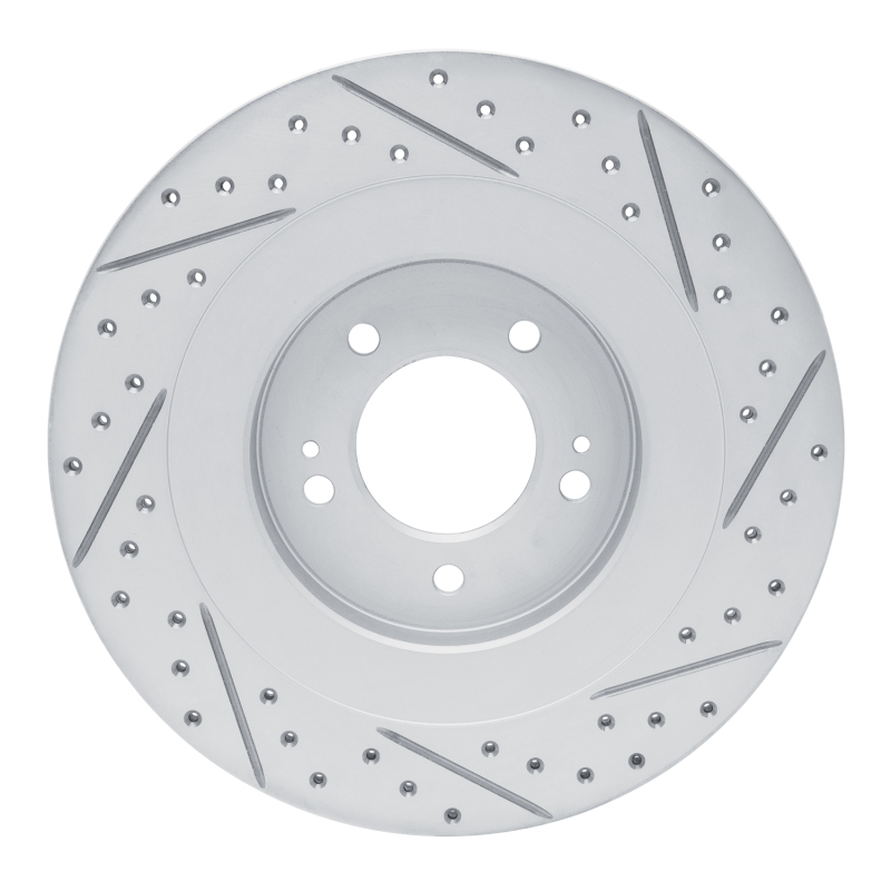 Hyundai Sonata Brake Rotor (1) - Rear Left - DFC - Drilled & Slotted Geoperformance - `21-`26