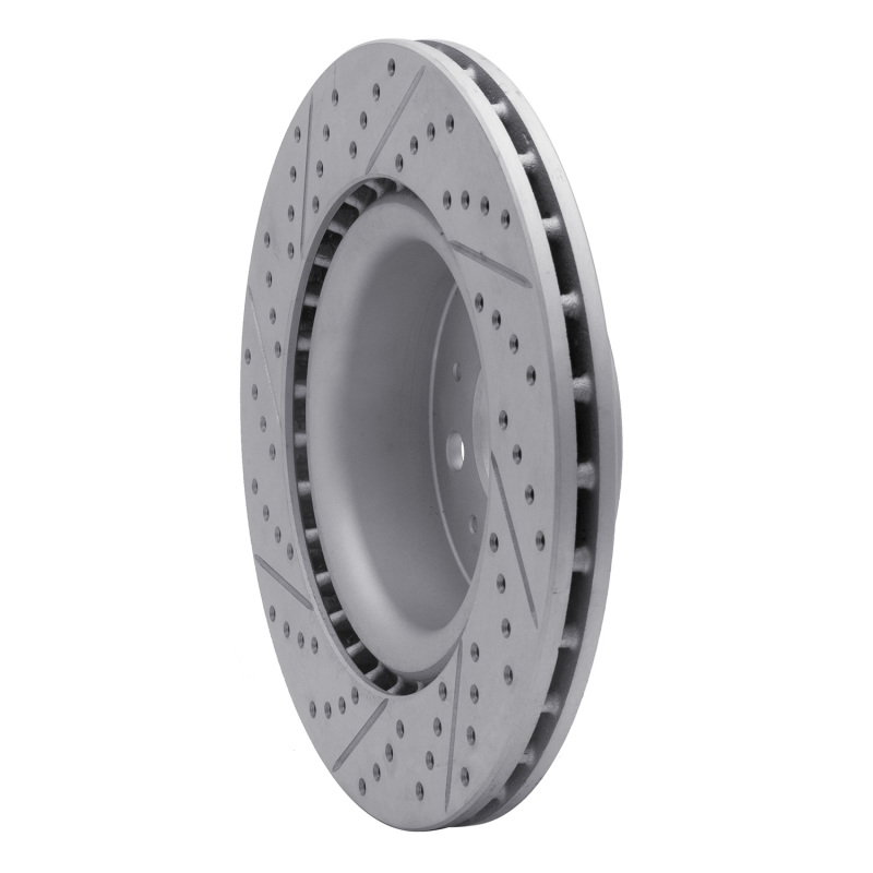 Tesla Model 3 Brake Rotor (1) - Front Right - DFC - Geoperformance Drilled & Slotted - `17-`25