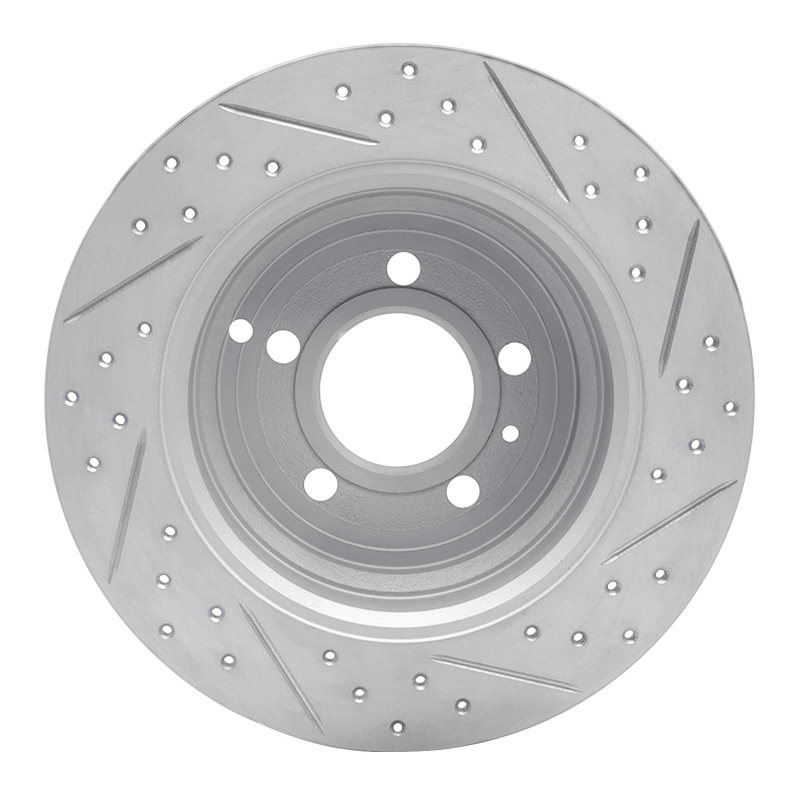 Volvo S70 Brake Rotor (1) - Rear Left - DFC - Geoperformance Drilled & Slotted - `96-`04