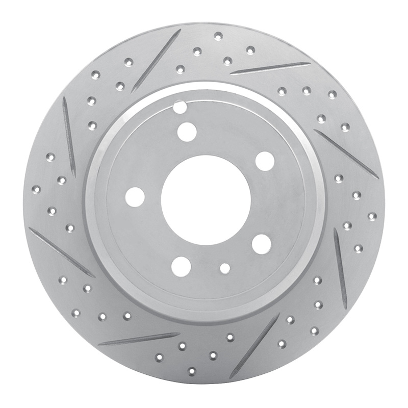 Volvo S70 Brake Rotor (1) - Rear Left - DFC - Geoperformance Drilled & Slotted - `96-`04