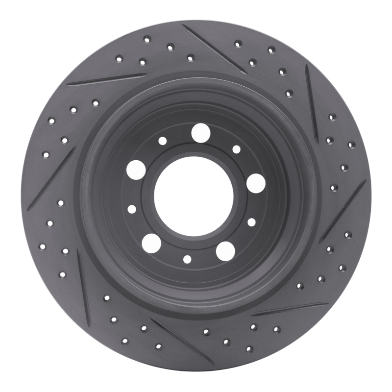 Volvo Xc70 Brake Rotor (1) - Rear Left - DFC - Geoperformance Rotor - Drilled and Slotted - `99-`09