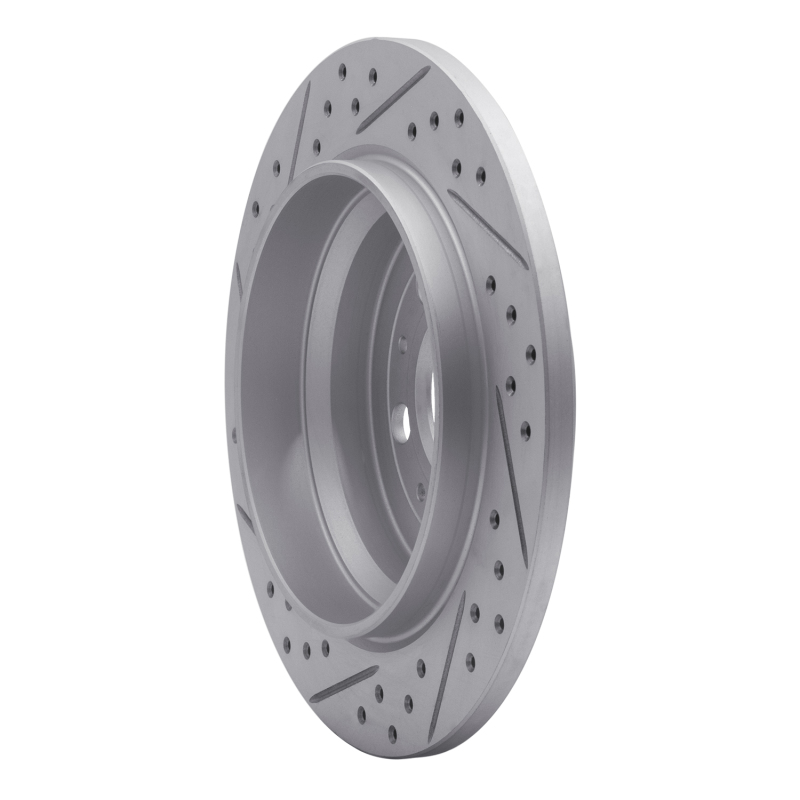 Volvo S60 Brake Rotor (1) - Rear Right - DFC - Geoperformance Rotor - Drilled & Slotted - `99-`09