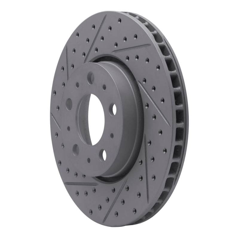 Volvo S80 Brake Rotor (1) - Front + Left - DFC - Drilled & Slotted Geoperformance - `99-`09