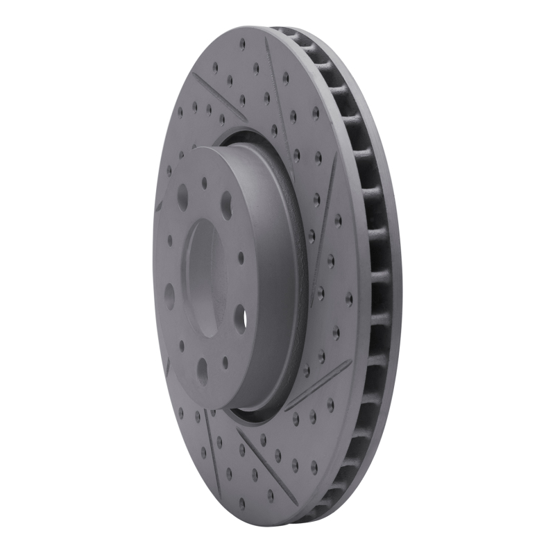 Volvo S60 Brake Rotor (1) - Front Right - DFC - Drilled & Slotted Geoperformance - `99-`09