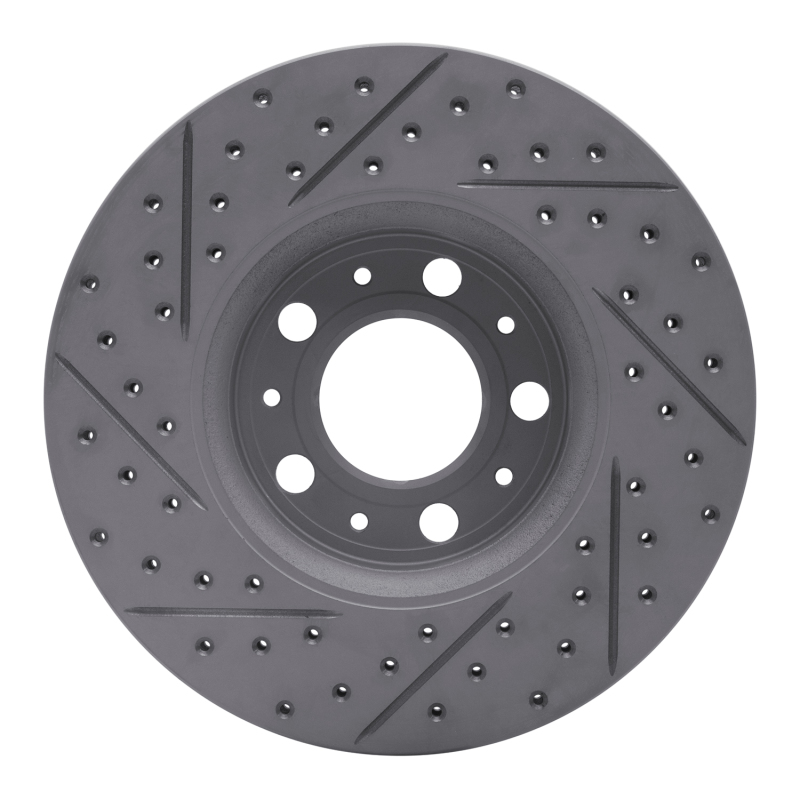 Volvo S60 Brake Rotor (1) - Front Right - DFC - Drilled & Slotted Geoperformance - `99-`09