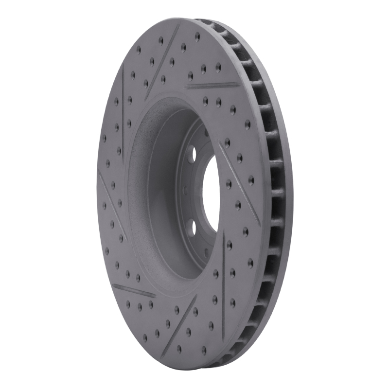 Volvo S60 Brake Rotor (1) - Front Right - DFC - Drilled & Slotted Geoperformance - `99-`09