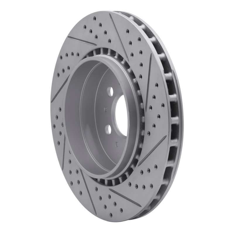 Volvo S60 Brake Rotor (1) - Rear Left - DFC - Drilled & Slotted Geoperformance - `04-`07