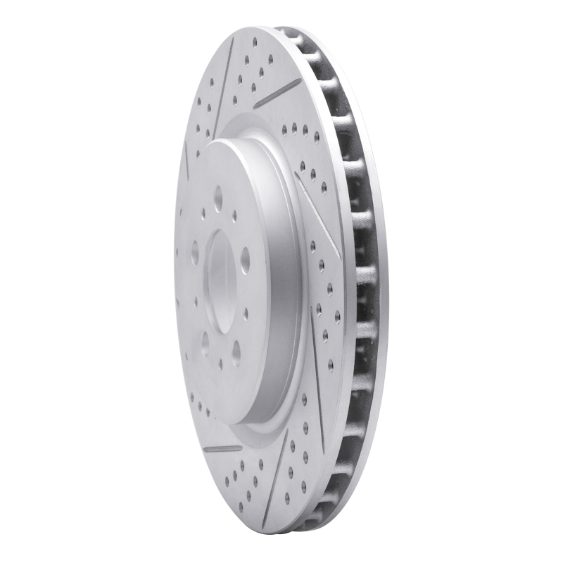 Volvo S60 Brake Rotor (1) - Rear Left - DFC - Drilled & Slotted Geoperformance - `04-`07