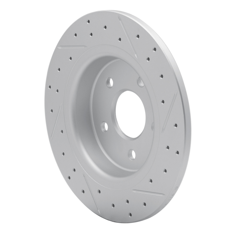 Volvo V50 Brake Rotor (1) - Rear Left - DFC - Geoperformance Drilled & Slotted - `04-`13