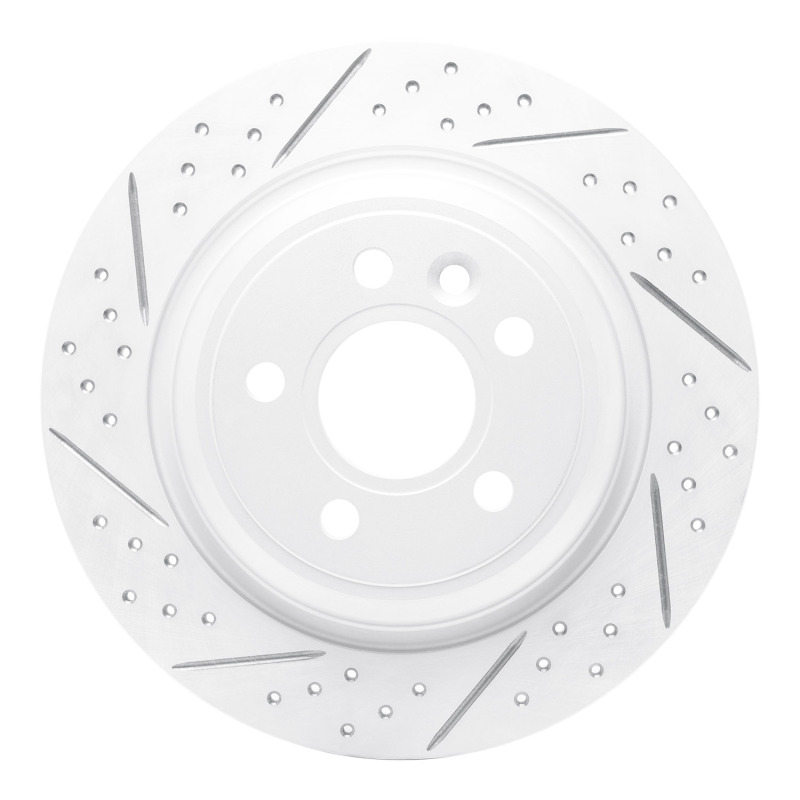 Volvo S60 Brake Rotor (1) - Rear Left - DFC - Drilled & Slotted Geoperformance - `07-`18