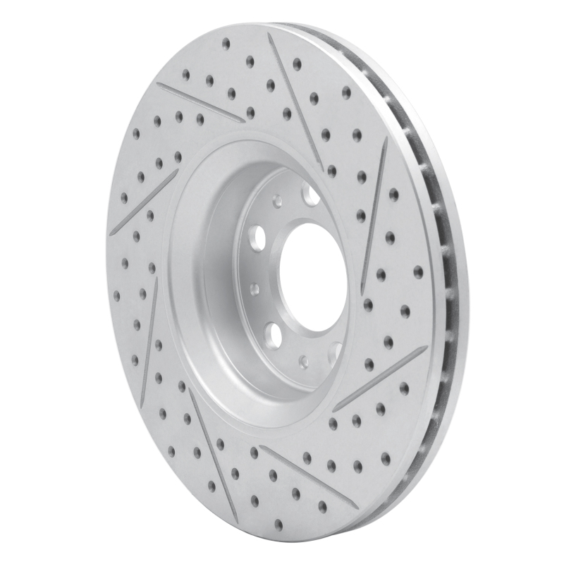 Volvo XC90 Brake Rotor (1) - Front Left - DFC - Drilled & Slotted Geoperformance - `03-`09