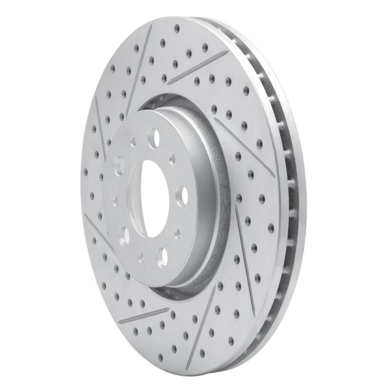 Volvo XC90 Brake Rotor (1) - Front Left - DFC - Drilled & Slotted Geoperformance - `03-`09