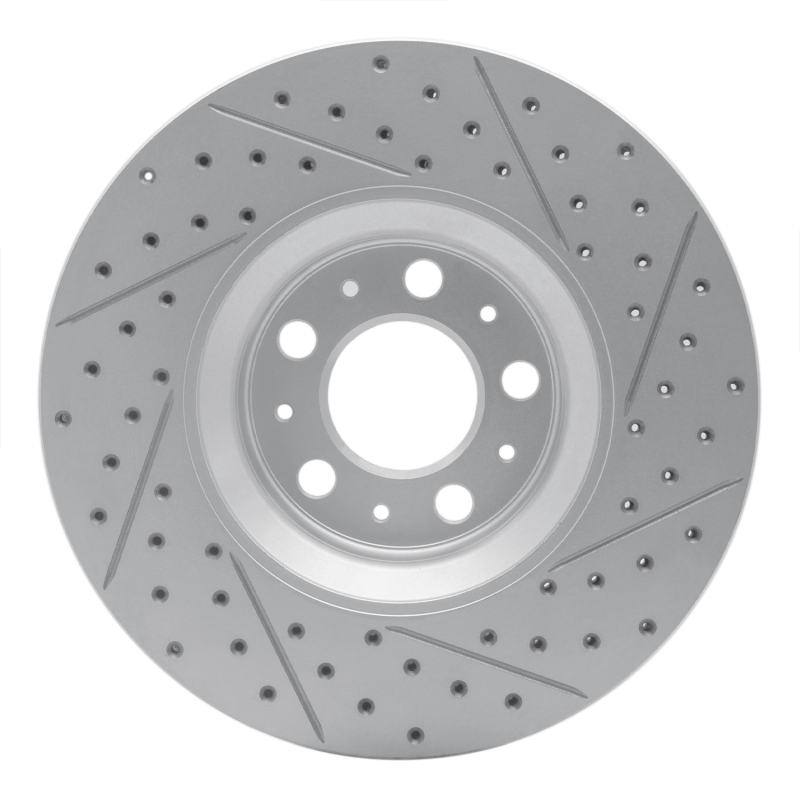Volvo XC90 Brake Rotor (1) - Front Left - DFC - Drilled & Slotted Geoperformance - `03-`09