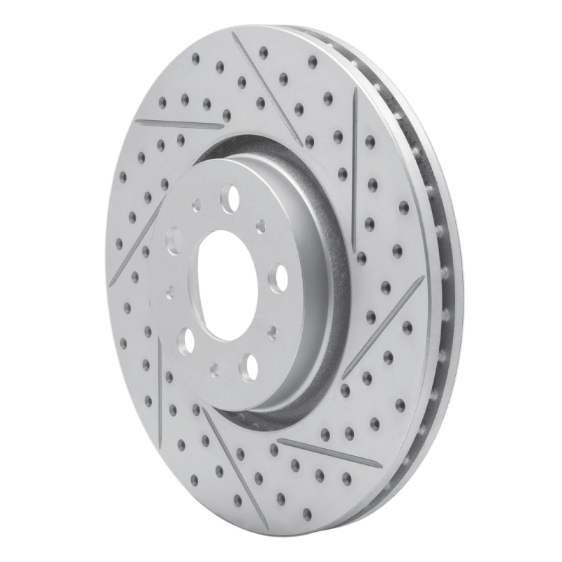 Volvo S60 Brake Rotor (1) - Front Right - DFC - Drilled & Slotted Geoperformance - `03-`09