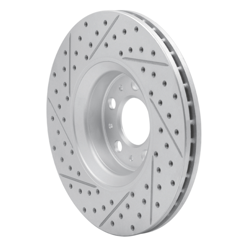Volvo S60 Brake Rotor (1) - Front Right - DFC - Drilled & Slotted Geoperformance - `03-`09