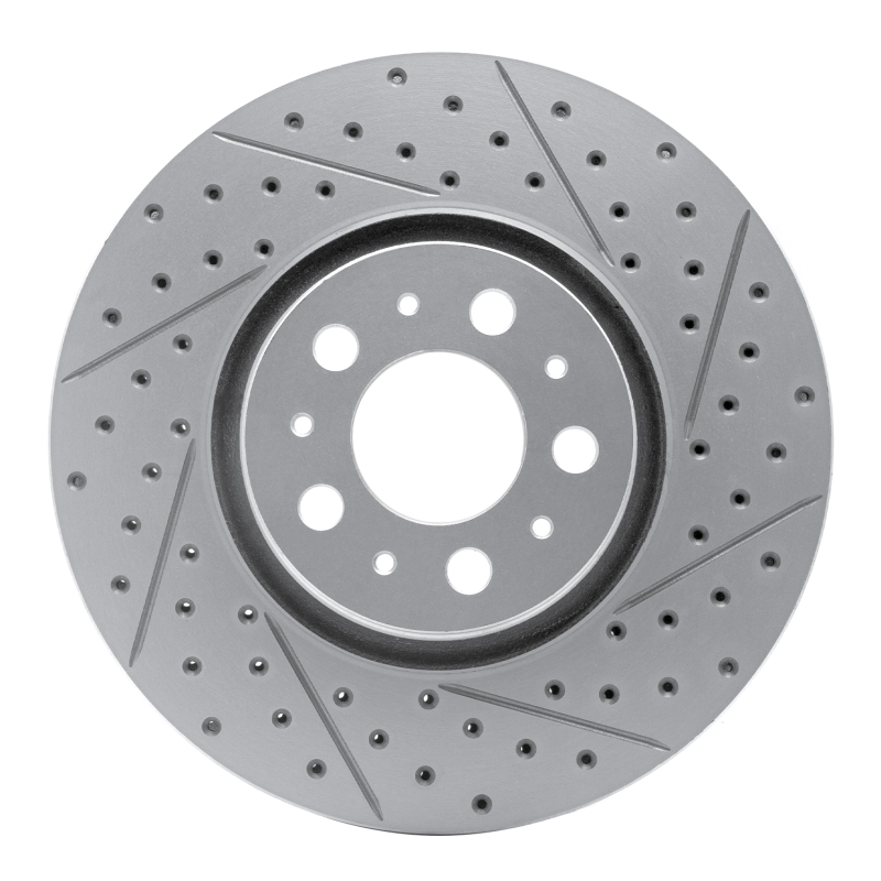 Volvo S60 Brake Rotor (1) - Front Right - DFC - Drilled & Slotted Geoperformance - `03-`09